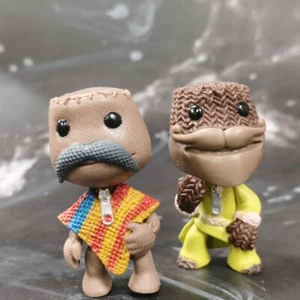 Little Big Planet Sackboy Mini Figure / Hat Cartoon Game Figure Collectible Toy - Picture 1 of 20