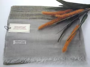 100% Cashmere Pashmina wool Loom Handmade Scarf - Picture 1 of 10