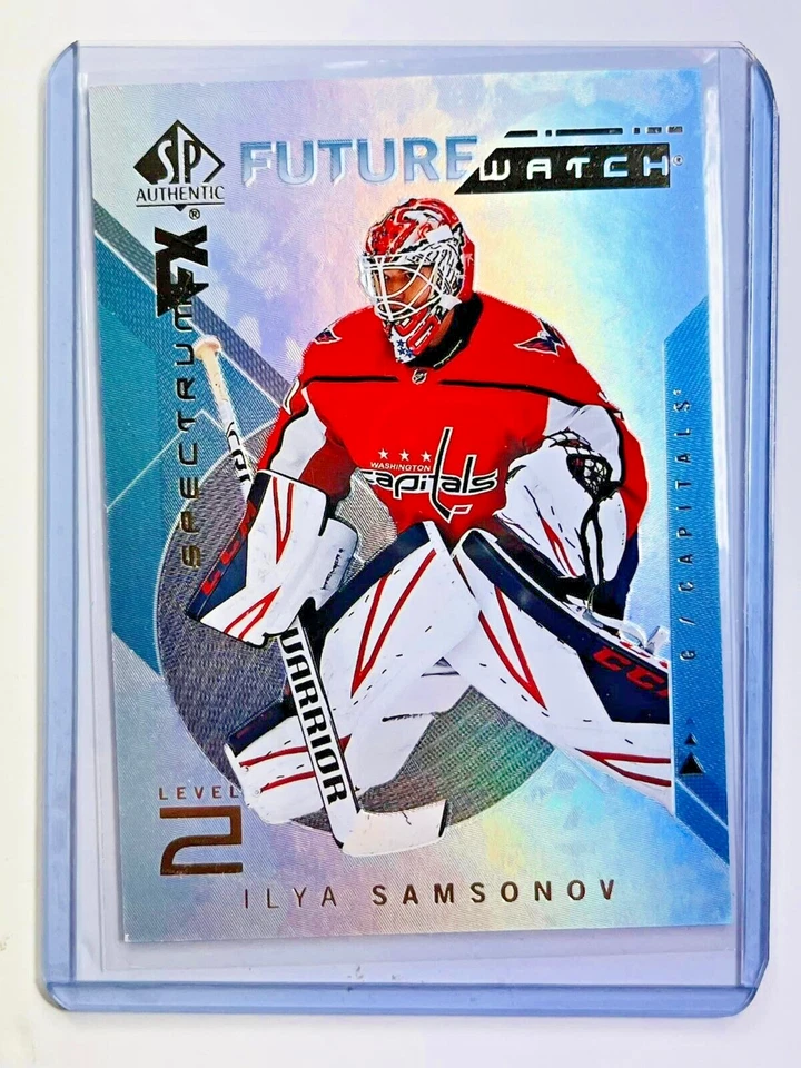 2018-19 SP Authentic Spectrum FX Future Watch #S90 Ilya Samsonov FW Capitals - Image 1 of 1
