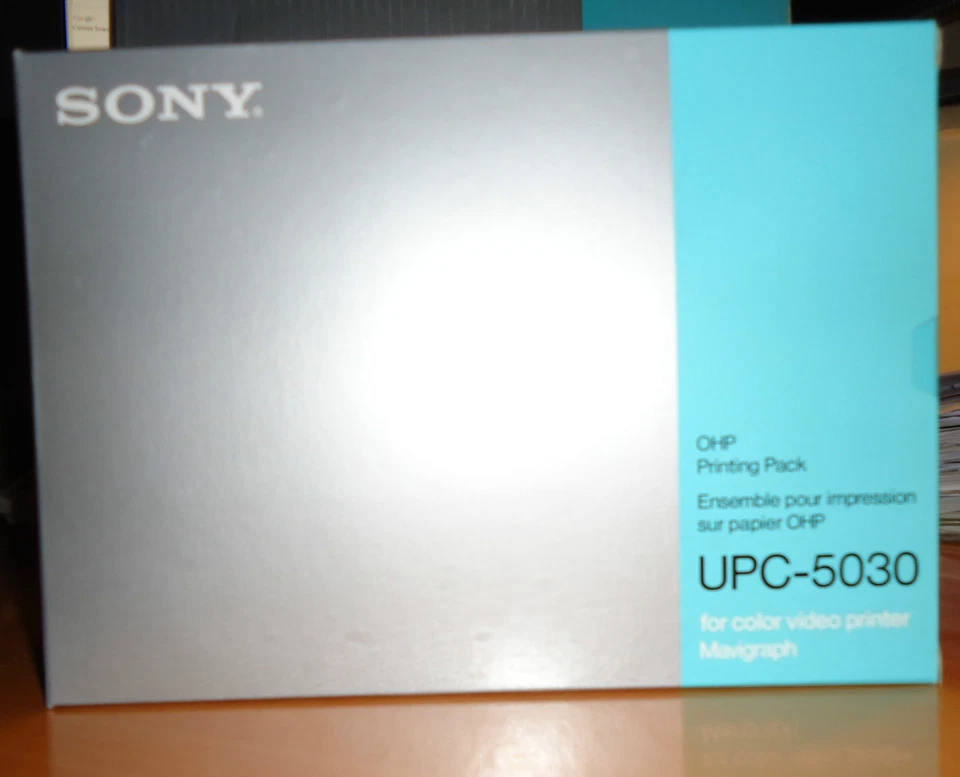 LOT OF 2x SONY UPC-5030 OHP COLOR PRINTING PACKS (50 PRINTS PER PACK)  = N E W = - Image 1 of 1