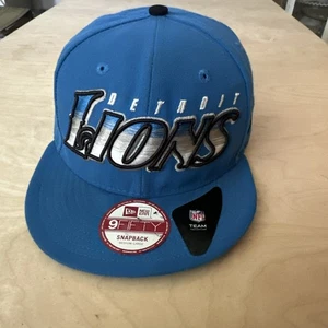 Gorra New Era Detroit Lions 9Fifty ajustable Snapback talla gorra de béisbol - Imagen 1 de 6