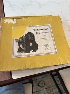 12 Vintage Grace Lopez 50er Jahre Drucke verspielte Hunde spielen signiert - Bild 1 von 16