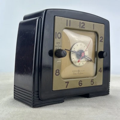Vintage Bakelite General Electric Tune-A-Larm Alarm Clock Timer Not Working - Image 1 of 4