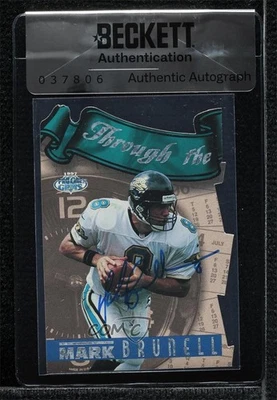 BAS 1997 Pro Line Gems Through the Years Mark Brunell #TY9 Seal of Authenticity - Image 1 of 2