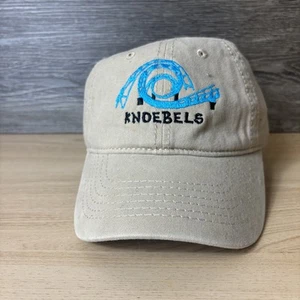 Knoebels Hat Cap Strap Back Tan Embroidered Roller Coaster Youth Child Jacobson - Picture 1 of 9