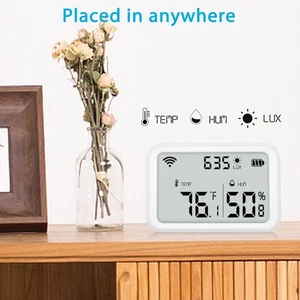 Smart -Thermometer -Hygrometer WLAN WLAN Temperaturmessersensor In - Bild 1 von 24