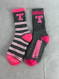 Tennessee Volunteers Women's Crew Medium Socks 2 Pairs - Picture 1 of 2
