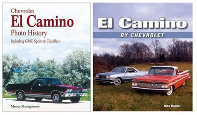 Chevrolet El Camino 1959-1987 Juego Completo de Libros Ilustrados de Historia - Incluye Foto 1 de 3