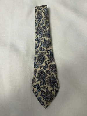 John Henry Silk Men's Tie Paisley 60" Length - Image 1 of 3