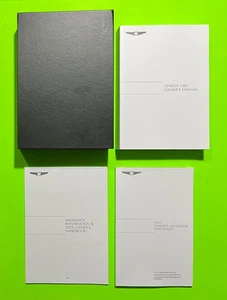 2023 GENESIS G80 Factory Owners Manual Set & Case *OEM* - Picture 1 of 8