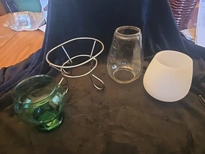 Metallständer und 3 Glaskugeln - Bild 1 von 20