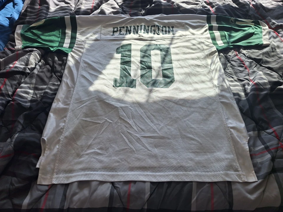 Camiseta deportiva Chad Pennington New York Jets Reebok, talla XL Foto 1 de 4