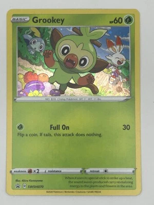 Grookey SWSH070 - SWSH: Sword & Shield Promo Cards Holo (LP) - Image 1 of 2