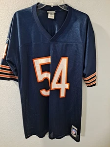 Camiseta deportiva clásica vintage Reebok Chicago Bears Brian Urlacher #54 GSH azul grande - Imagen 1 de 10