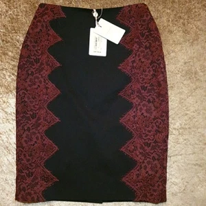 Ted Baker Skirt Size 10 2 Womens Formal Occasion Party Navy Evening Lace Wedding - Picture 1 of 9