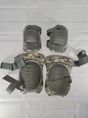 New Genuine USGI US Military Knee and Elbow Pad Set, ACU, McGuire Nicholas