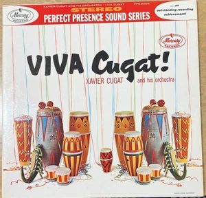 XAVIER CUGAT viva cugat U.S. MERCURY LPPPS-6003_orig 1961 LATIN PERCUSSION - Picture 1 of 4