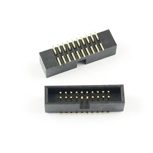1Pcs 1.27mm Pitch 2x10 Pin 20 Pin SMT SMD Male Shrouded Box Header IDC Connector - Picture 1 of 5