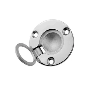 Captura de piso redonda de 50*50 mm con mango de piso para yate RV escotilla de piso marino - Imagen 1 de 4