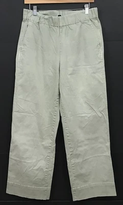 J. Pantalones chinos para mujer Crew verde Astrid pierna ancha BH359 talla MT altos medianos Foto 1 de 4