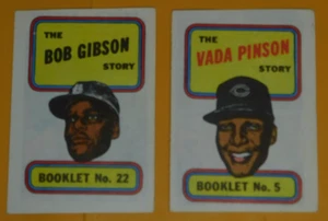 1970 Topps Baseball Booklets Story of Bob Gibson/Vada Pinson HOFers - Picture 1 of 1