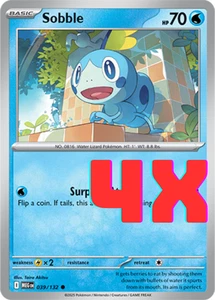 4x Pokémon TCG Sobble 039/132 S&V Mega Evolution Regular Englisch 2025 NM - Bild 1 von 1