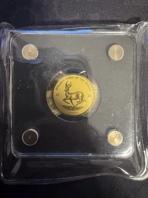 GoldMünze Springbock 999er Gold 2020 Durchmesser 18mm - Bild 1 von 3