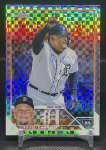 Topps 2023 cromo Miguel Cabrera X-Fractor  - Imagen 1 de 2