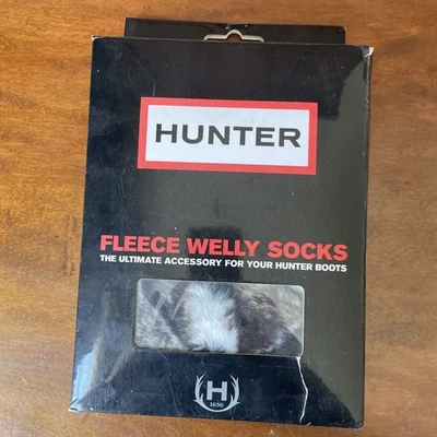 WHITE TIGER CUFF, HUNTER FLEECE WELLY SOCKS, HUNTER BOOTS - Image 1 of 4