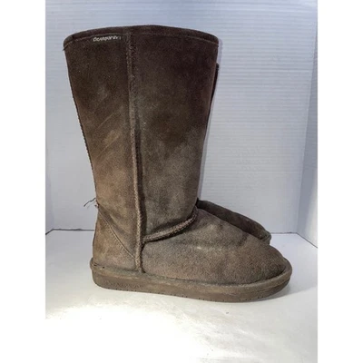 Bearpaw высокий женщин размер 6,5 замшевые зимние ботинки очень хорошо - Изображение 1 из 4