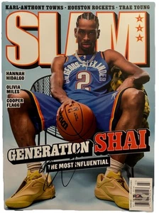 Shai Gilgeous Alexander autographed OKC Thunder signed Slam Magazine - PSA COA - Picture 1 of 3