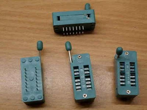 14pin ZIF socket for DIL ICs Textool 0.3 Zero Insertion Force narrow DIP - Picture 1 of 1