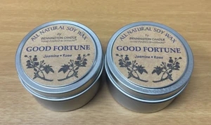 Bennington Candle Good Fortune Jasmine Rose 2 Pack - Picture 1 of 1