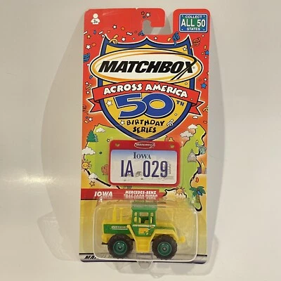 Matchbox Across America 50th Birthday Iowa IA-029 Mercedes-Benz Trac 1600 Turbo - Image 1 of 4