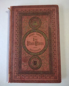 Rare JULES VERNE - "LES INDES NOIRES" -Red Cover - circa 1878 (French Edition) - Bild 1 von 10