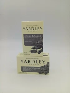 Yardley London Activated Charcoal 4.25 oz Bar Soap (2pack) - Picture 1 of 2