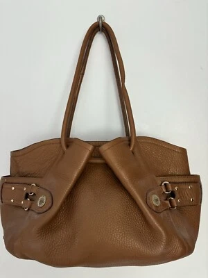 COLE  HAAN  VILLAGE F05  METALLIC BRONZE /GOLD  LEATHER SLOUCHY HOBO Satchel BAG - Image 1 of 4