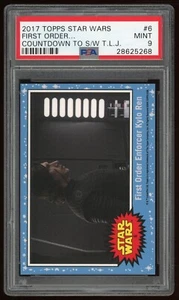 2017 Topps Countdown to Star Wars The Last Jedi #06 First Order Enforcer PSA 9 - Picture 1 of 3