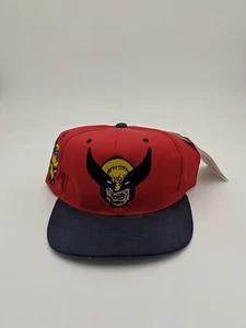 VTG Wolverine Embroidered Marvel Blockhead American Needle Snapback Hat 90s 1993 - Picture 1 of 8