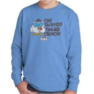 Tootsie Roll Pop Mr Owl On TaWhoo Tharee Youth Long Sleeve Tees Boy or Girl - Picture 1 of 2