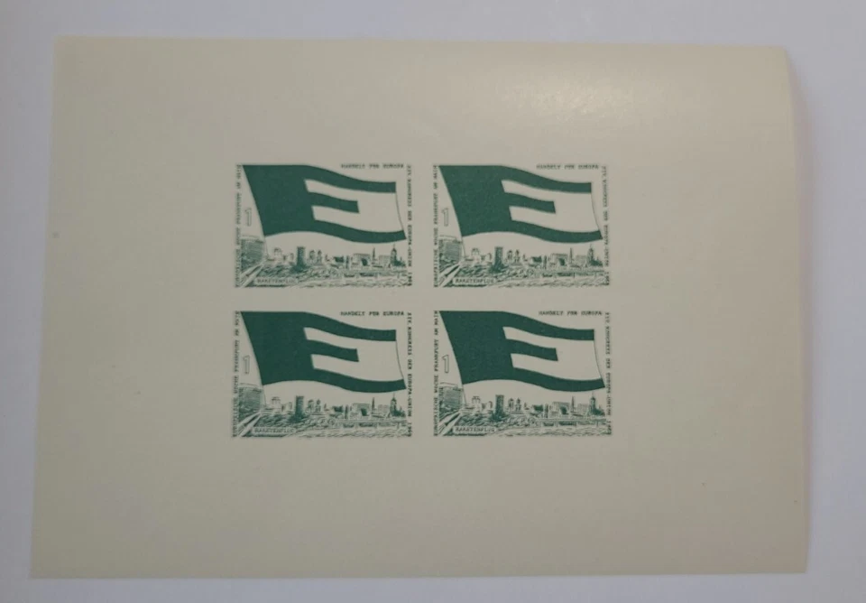 Block Raketenflug 1964 Europa Raketenpost E (8019 - Bild 1 von 1