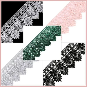  PIZZO, bordo pizzo, gesso, larghezza 55 mm, *562*, bianco, nero, grigio, rosa, - Foto 1 di 6