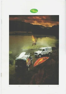 Land Rover County 90 & 110 Station Wagon 1986-87 UK Market Sales Brochure - Picture 1 of 2