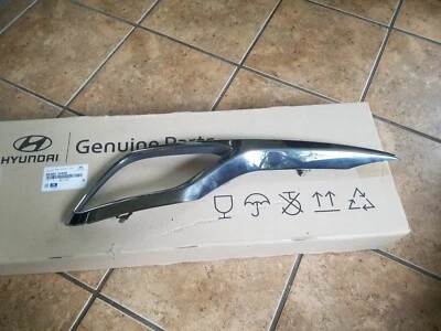 OEM 2015-2017 Hyundai Azera pass. side fog light bezel chrome trim 865643V610 Foto 1 de 4