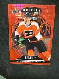 22-23 UD Allure Hockey Red Rainbow Rookies 110 Isaac Ratcliffe