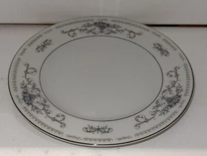 Diane Fine Porcelain China Bread Plate White W Floral Design Made in Japan - Picture 1 of 8