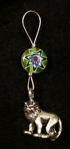 Marcador de puntada con dije de cuentas - 1 pieza - Talla US 6-10 - ¡Gran REGALO para un tejedor! - Imagen 1 de 2