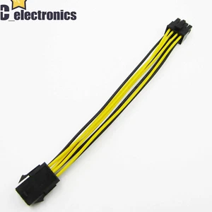 20cm PCIe 6 Pin to 8 Pin cards power adapter cable Graphics Card Power Plugs CPU - Bild 1 von 5