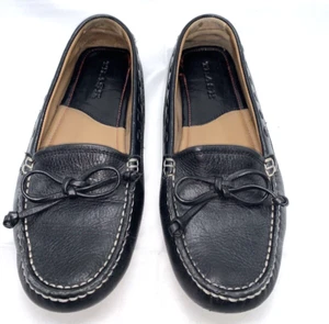 H.S. ZAPATOS DE CONDUCCIÓN MOCASÍN BÚFALO TRASK PARA MUJER TALLA 8 MOCASÍN NEGRO - Imagen 1 de 14
