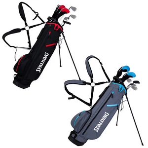 Spalding Golf Executive Half Package Set 7 Piece Stand Bag Fairway Hybrid Irons - Picture 1 of 7